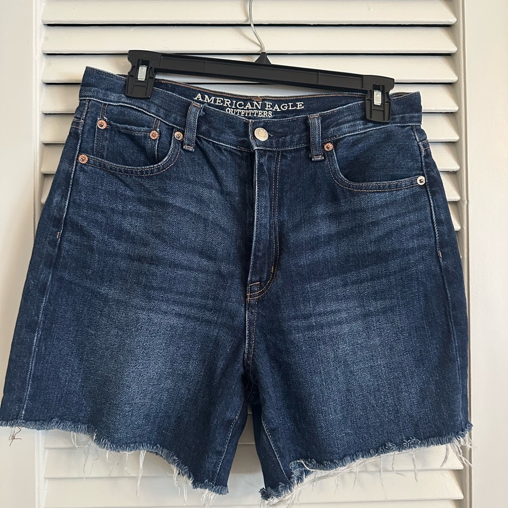 American Eagle Outfitters Dark Blue Jean Shorts